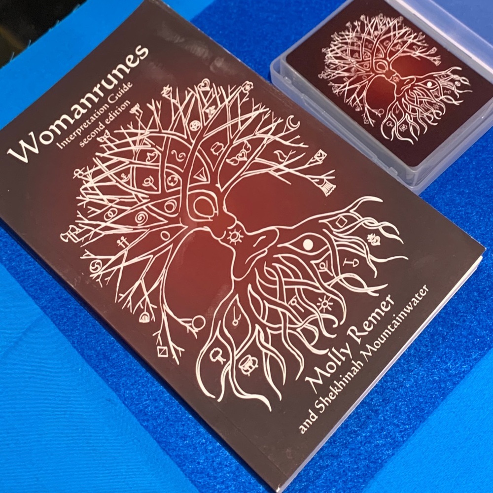 Womanrunes oracle cards and interpretation book